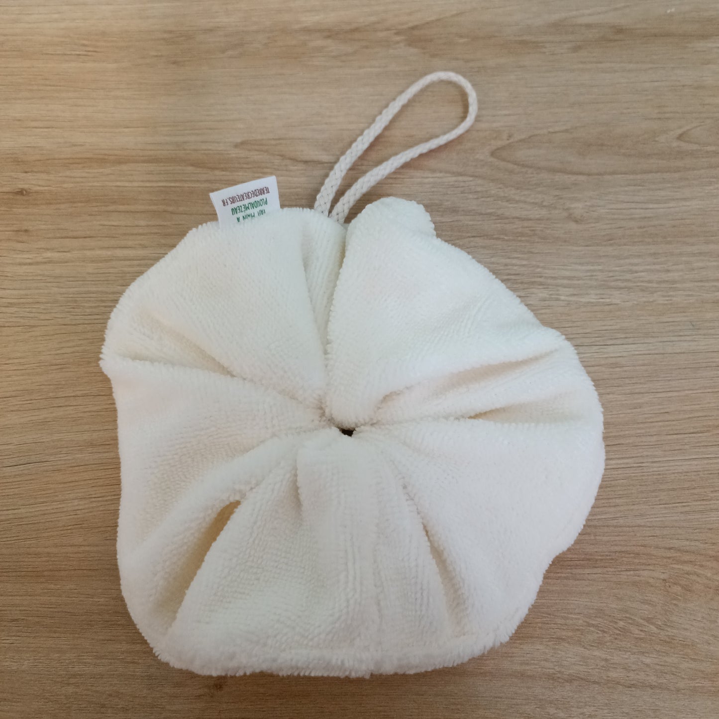 Fleur de douche en éponge de bambou (Plusieurs coloris)