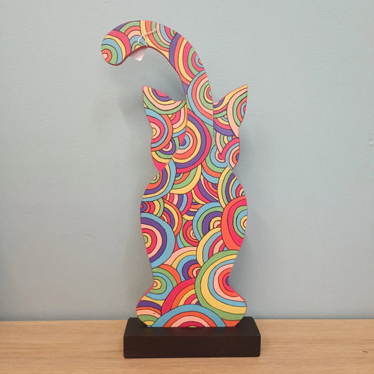 Chat en bois 2742 Les chats d'Elise