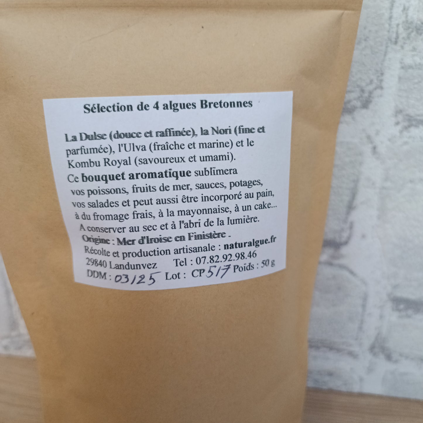 Algues Composition du Pêcheur