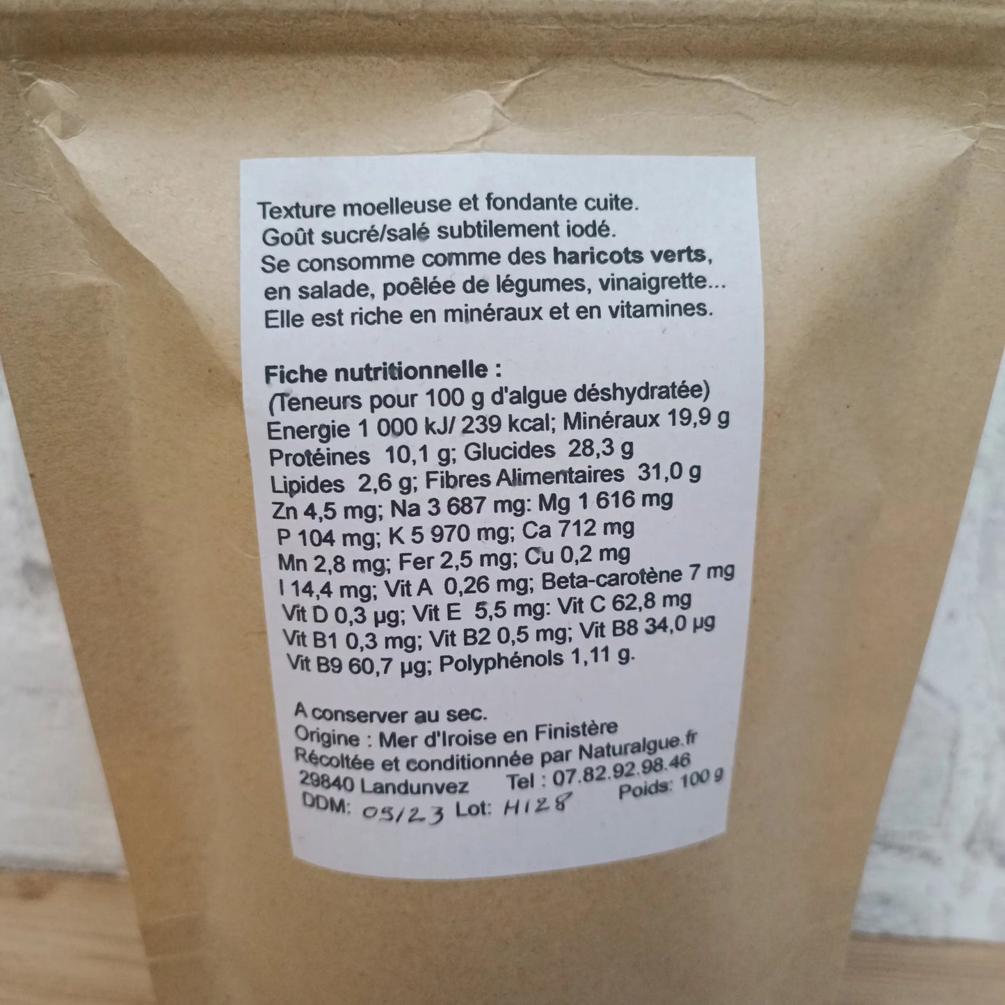 Haricots de mer Naturalgue