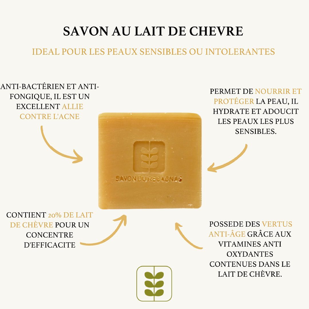 Savon au lait de chèvre bio