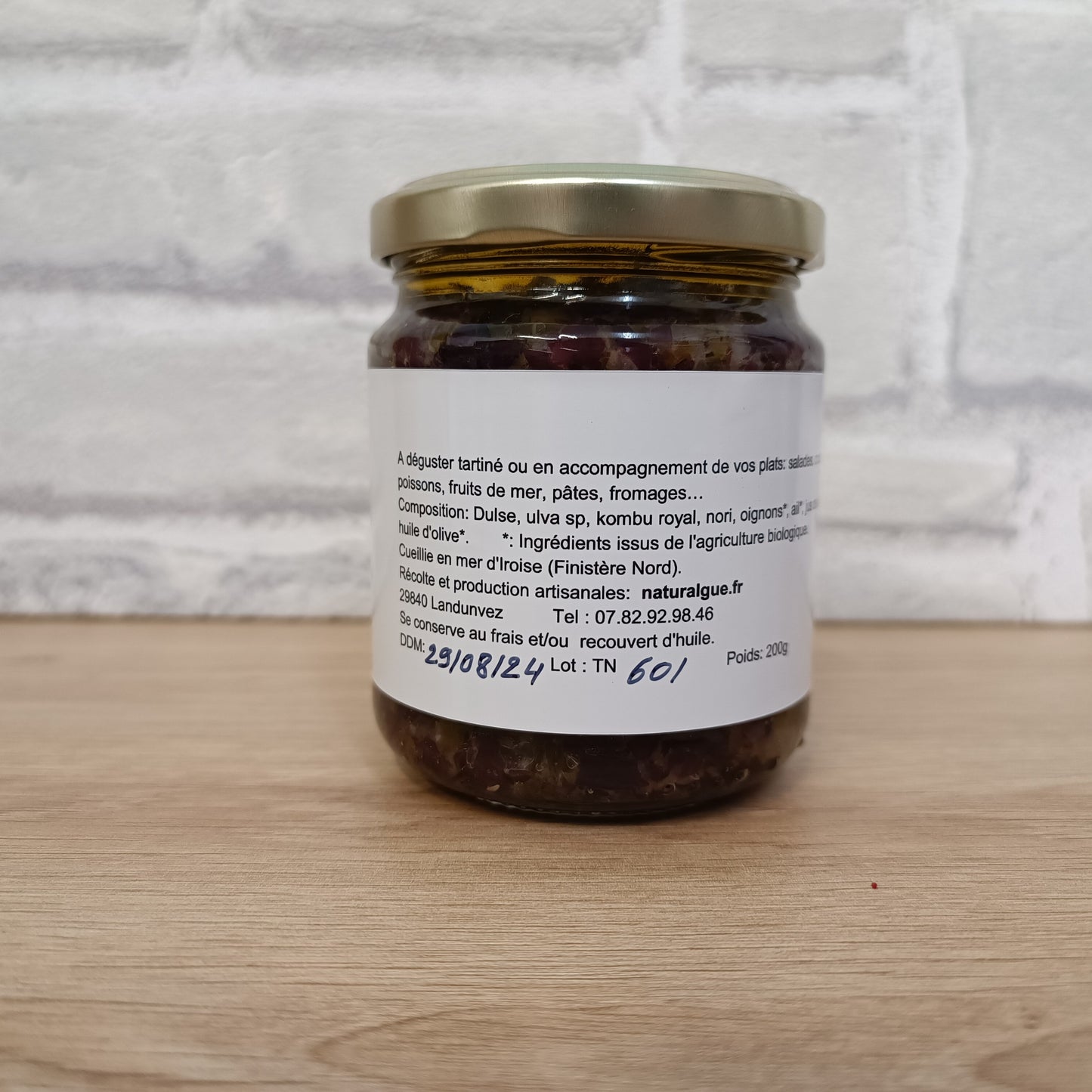 Tartare d'algue nature