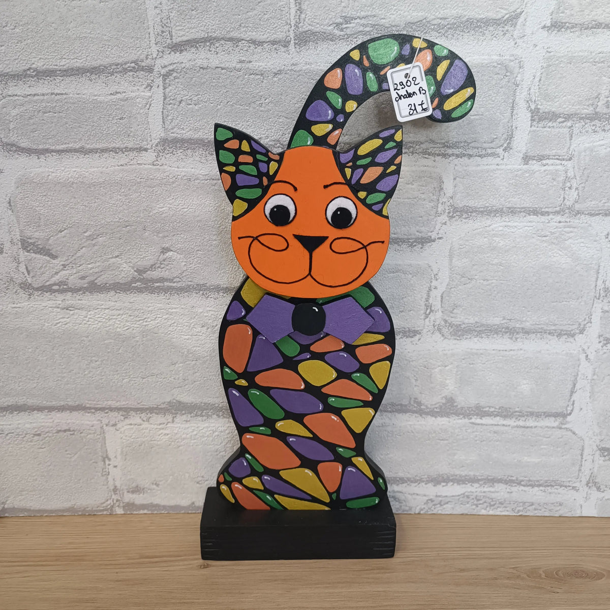 Chaton en bois 2902 Les chats d'Elise