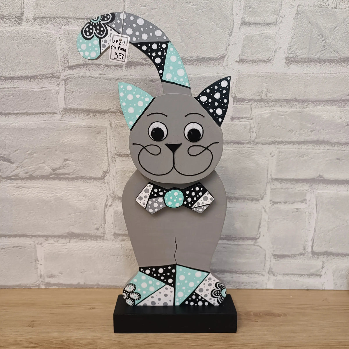Chat en bois 2827 Les chats d'Elise