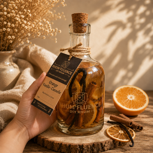 Rhum arrangé Orange Vanille Cannelle RhumFluence