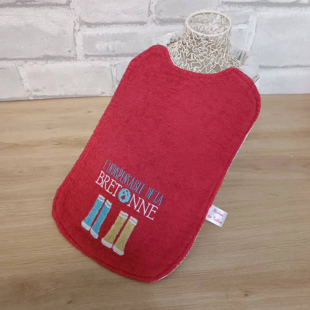 Bavoir Breton brodé Les Créas de Cathie