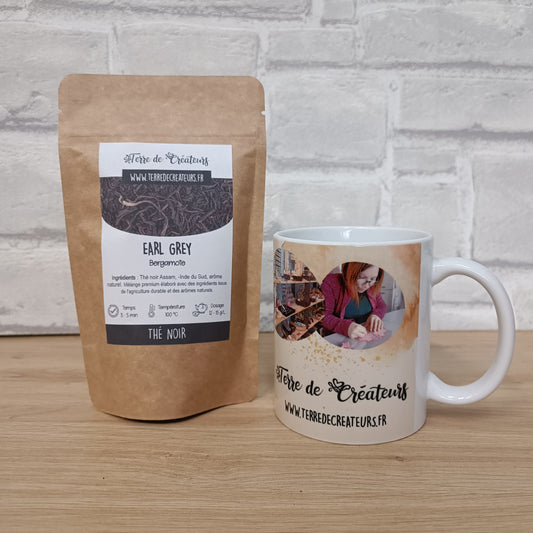 Sachet de thé noir earl grey à la bergamote