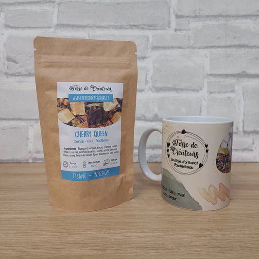 tisane cerise kiwi pastèque à déguster en thé glacé