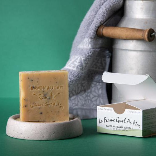 Savon au lait de vache parfumé