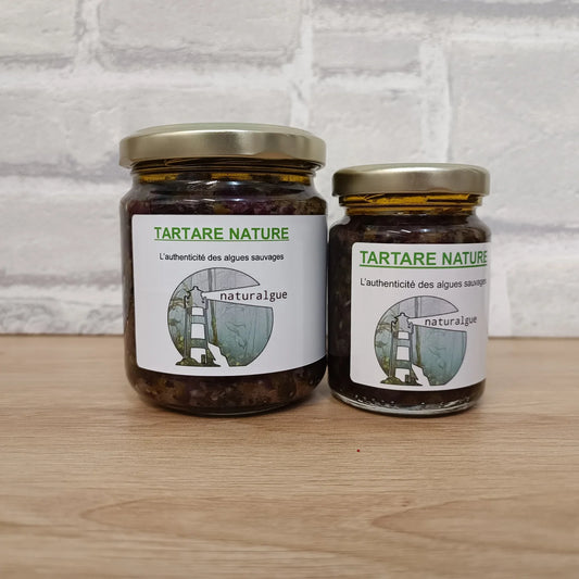 Decouvrez le tartare d'algue nature, fabriqué et récolté dans le nord Finistère à Landunvez par Naturalgue