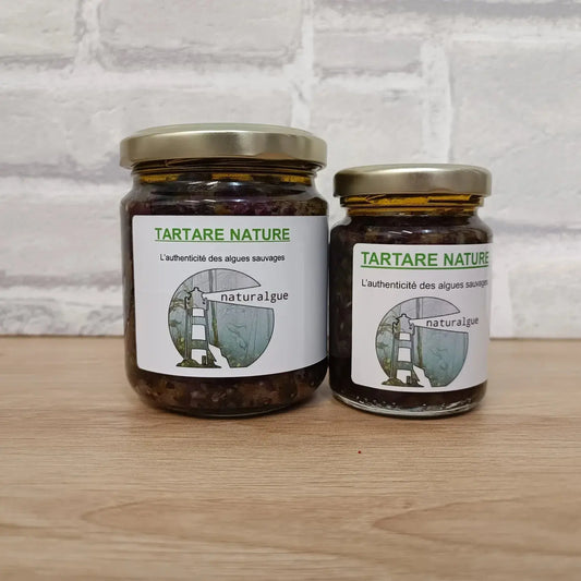 Decouvrez le tartare d'algue nature, fabriqué et récolté dans le nord Finistère à Landunvez par Naturalgue