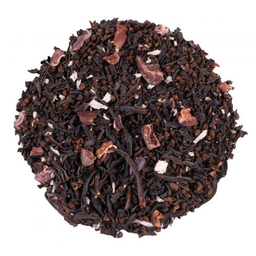 Thé noir noix de coco et chocolat, bounty
