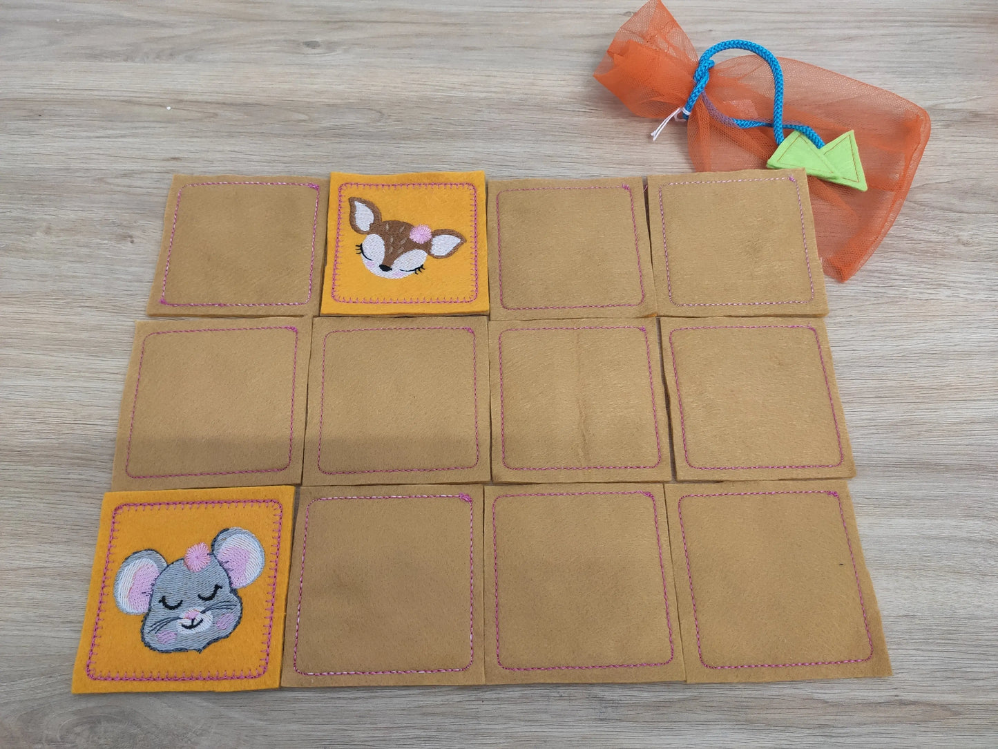 Jeu mémory façon montessori Les Créas de Cathie