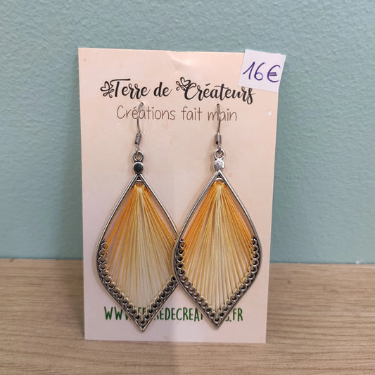 Boucles d'oreilles bohème (plusieurs coloris) Terre de Créateurs