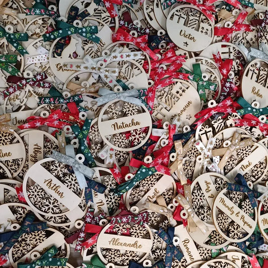 Financement APE : opération boules de Noël personnalisées