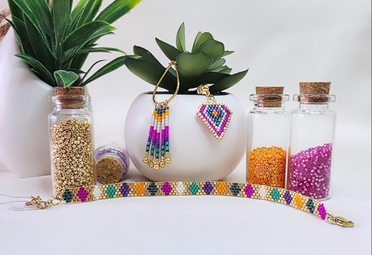 Terre à Perles : bijoux tissés