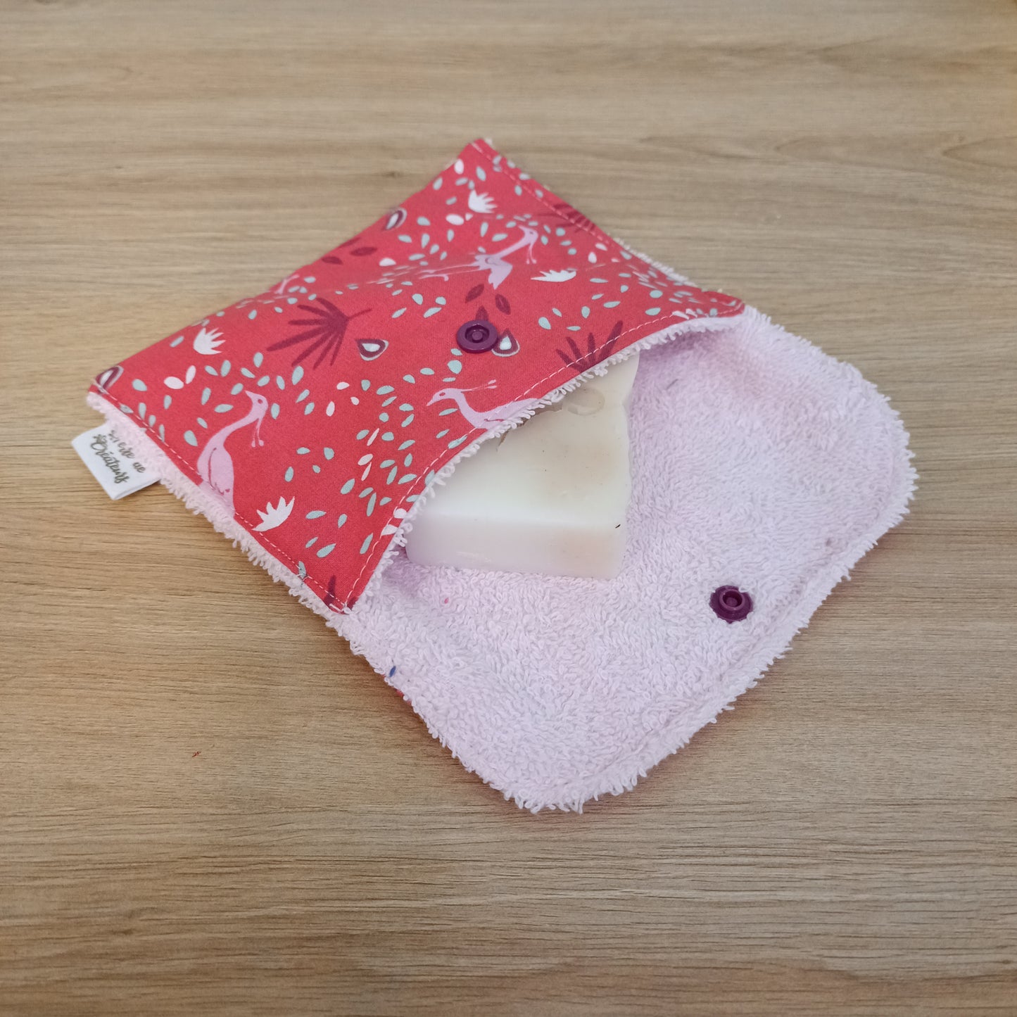 Pochette à savon ou shampoing solide