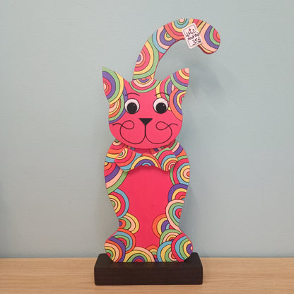 Chat en bois 2742