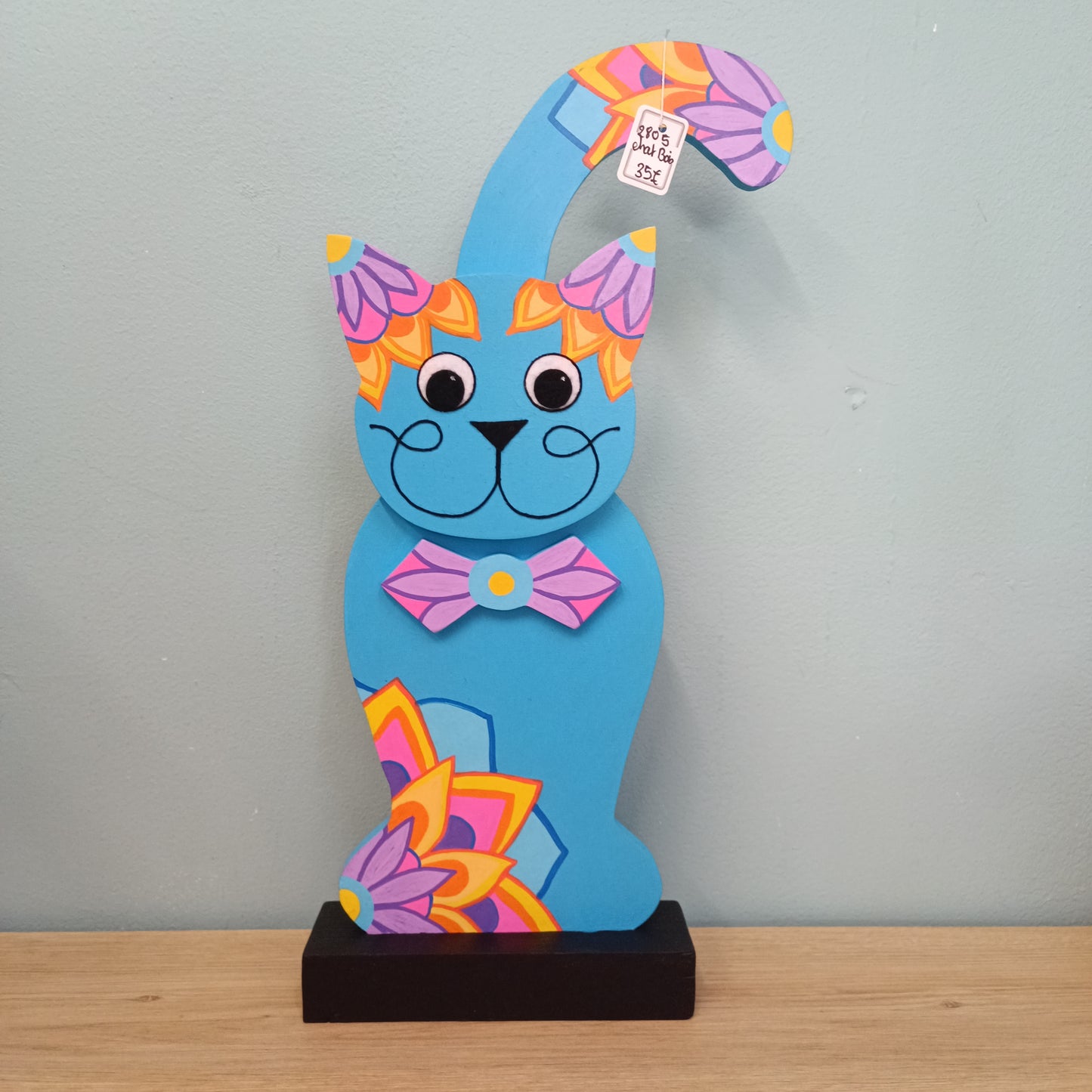 Chat en bois 2805