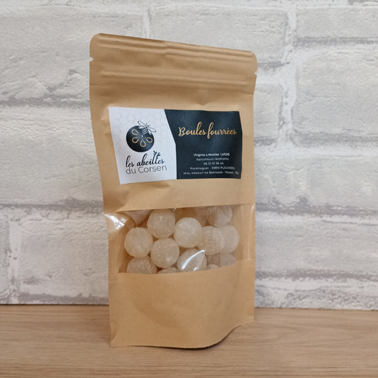 Pastilles boules fourrées au miel