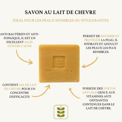 Savon ultra-doux au lait de chèvre