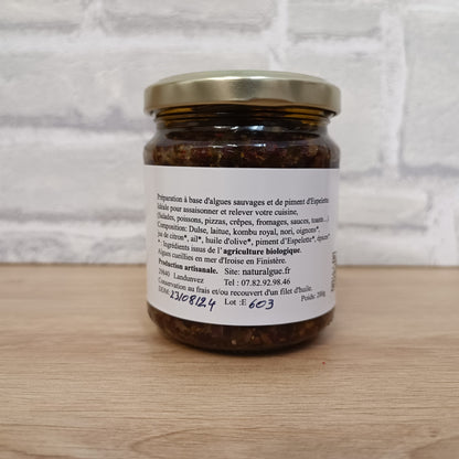 Tartare d'algue au piment d'Espelette
