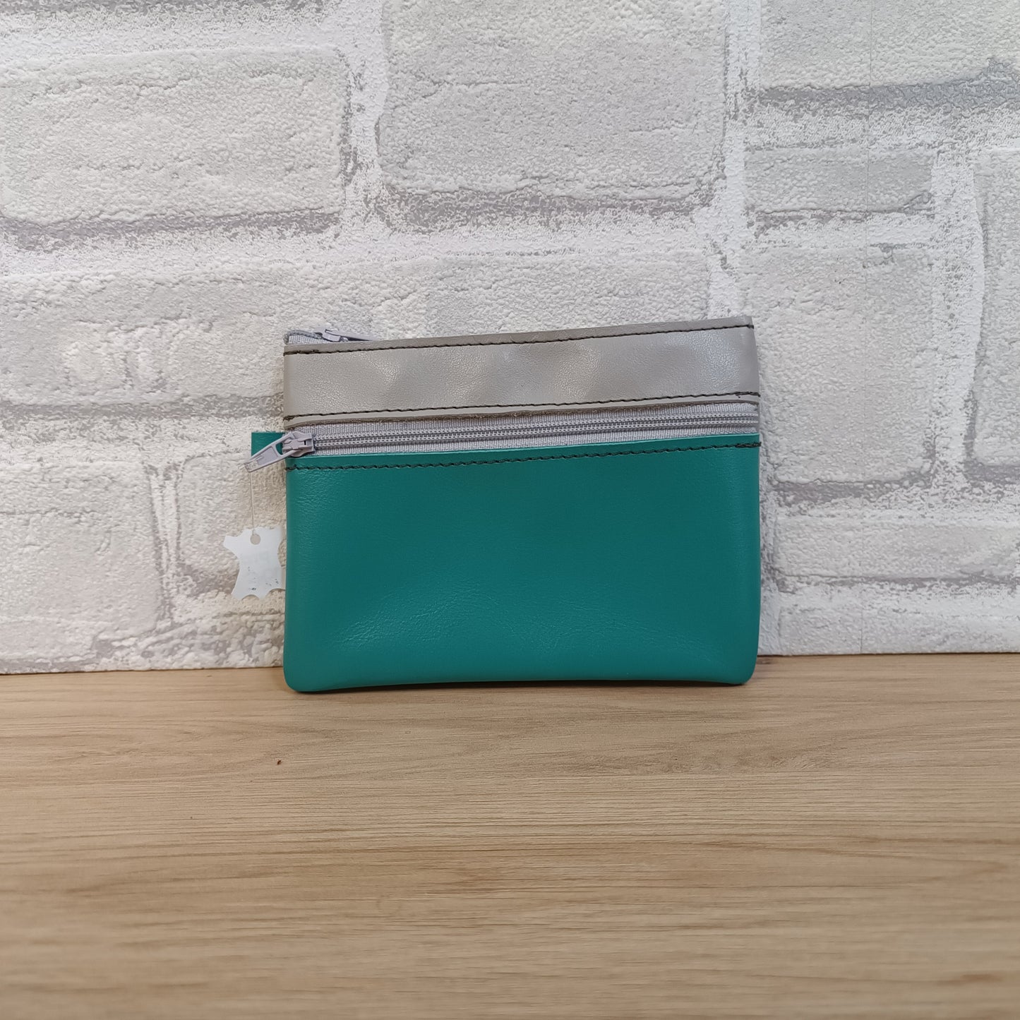 Porte monnaie 2 poches (plusieurs coloris)