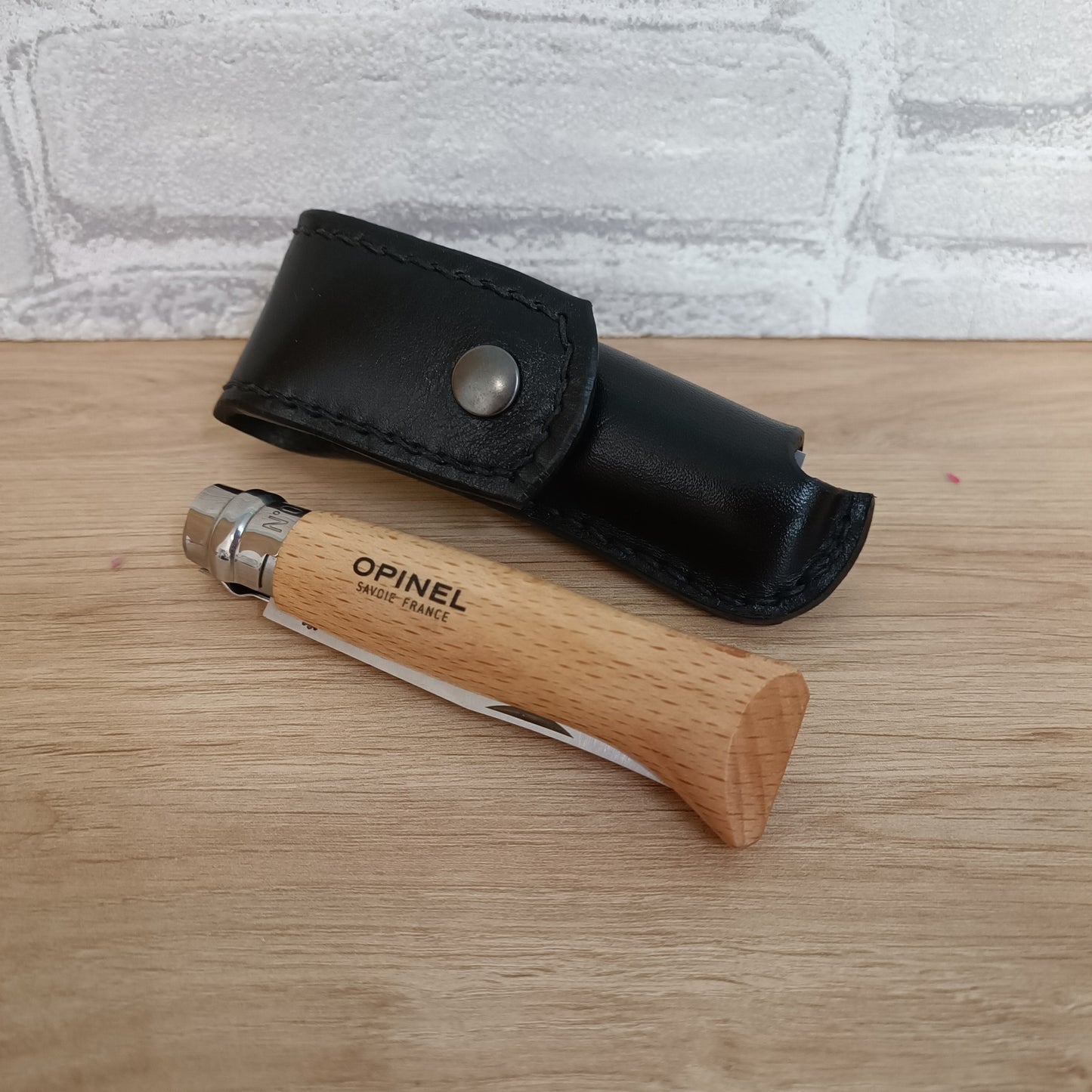 Housse couteau Opinel en cuir (Plusieurs coloris)