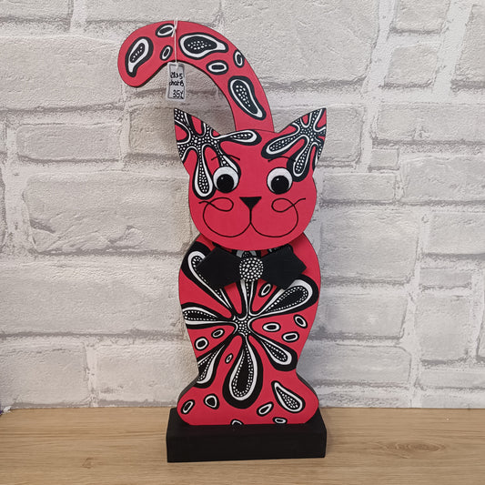 Chat en bois 2935