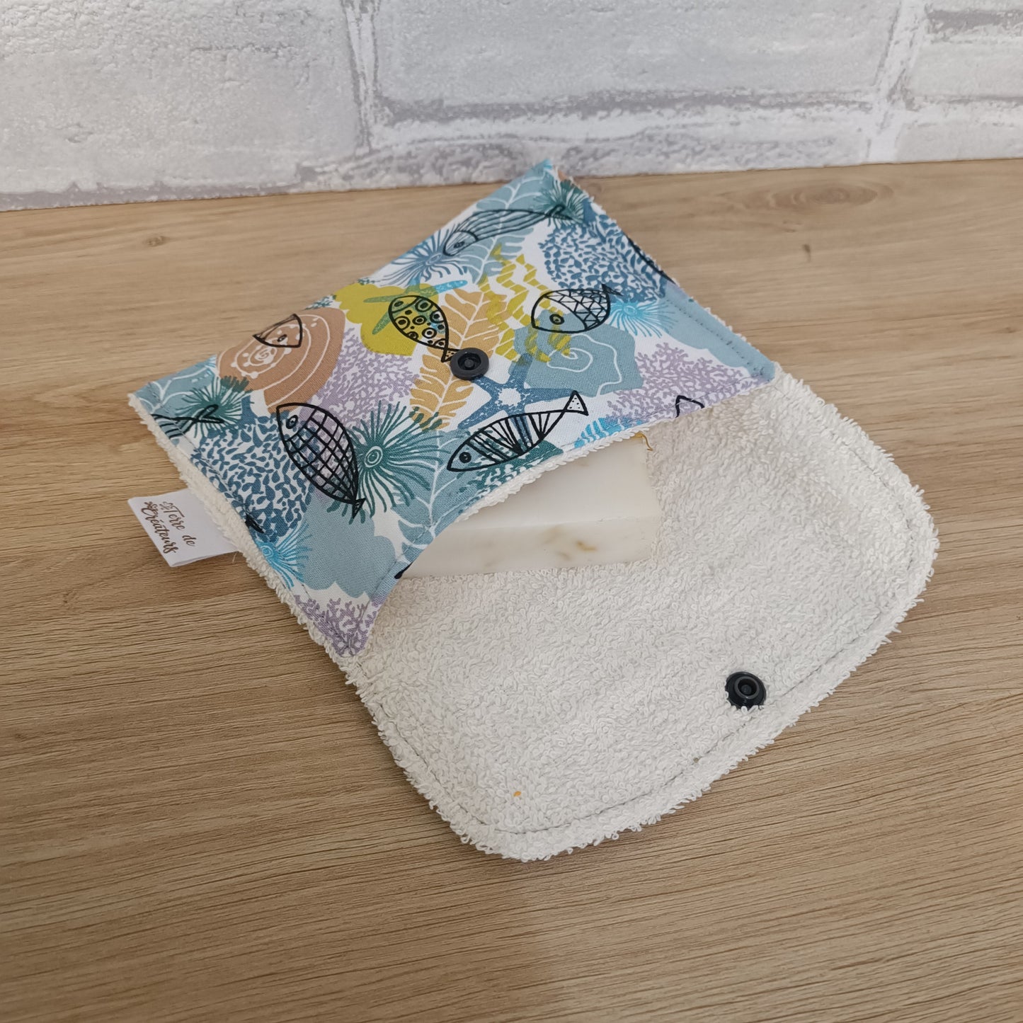 Pochette à savon ou shampoing solide