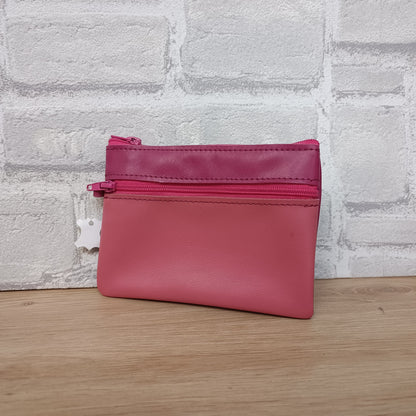 Porte monnaie 2 poches (plusieurs coloris)