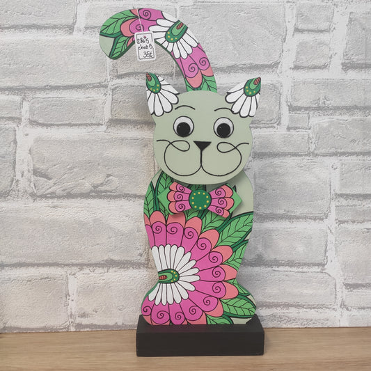 Chat en bois 2865