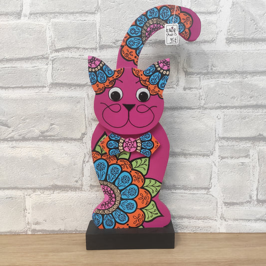 Chat en bois 2868
