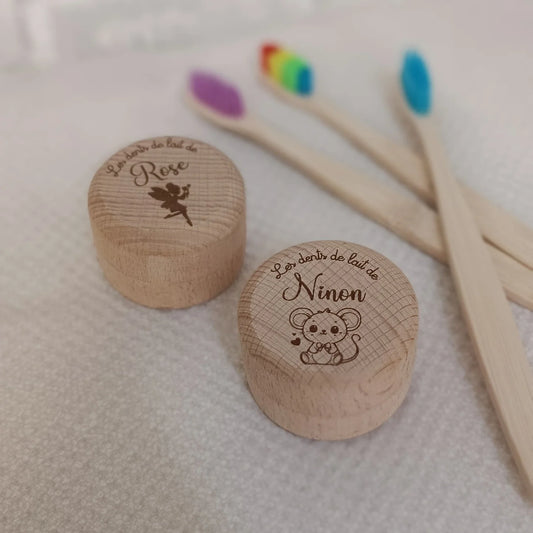 Boîte à dents de lait personnalisée