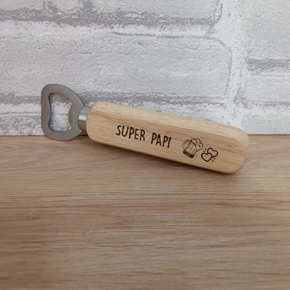 Décapsuleur personnalisé pour la fête des papi et grand-père