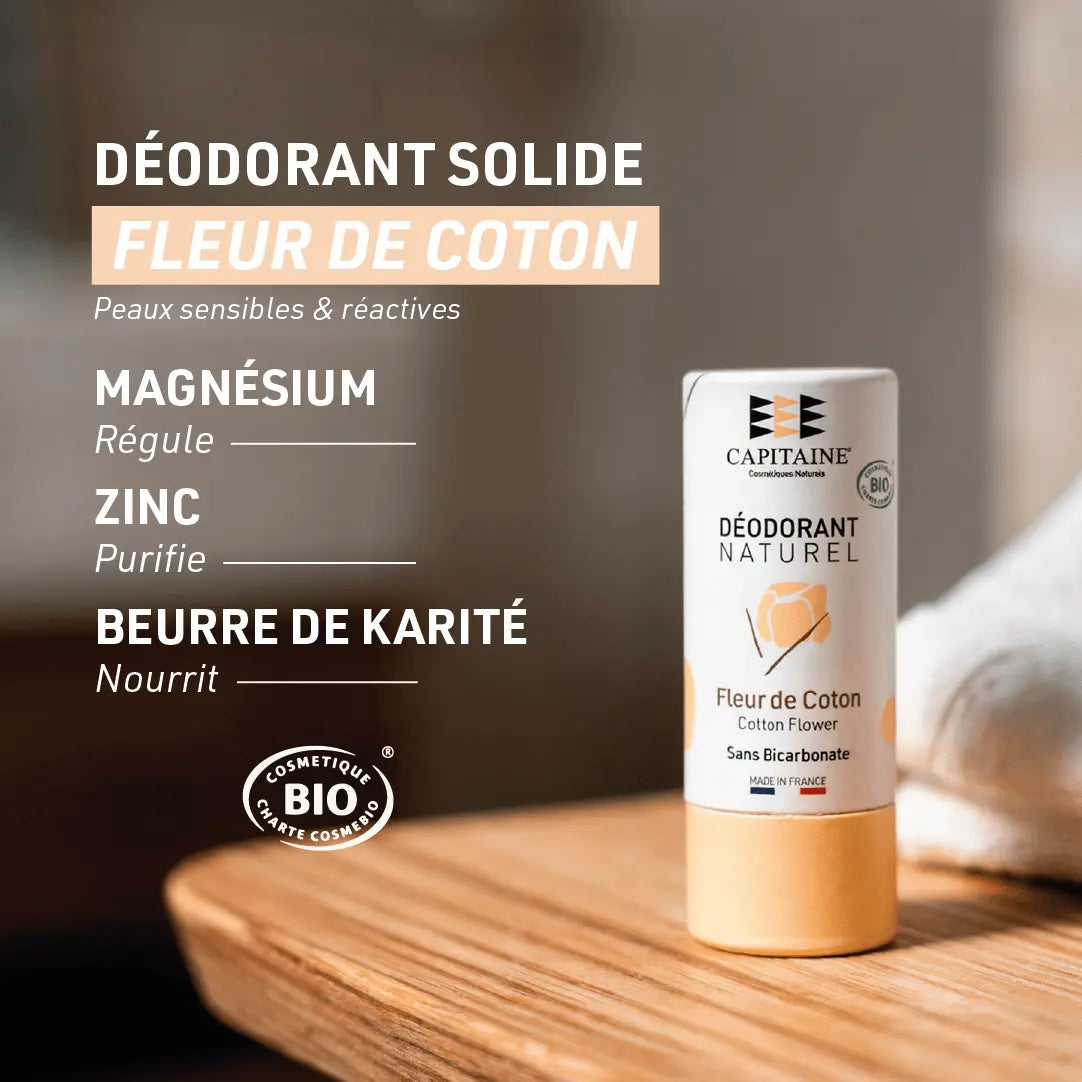 Déodorant naturel solide en stick Terre de Créateurs