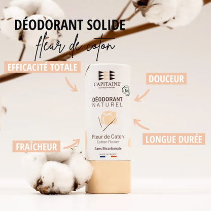 Déodorant naturel solide en stick Terre de Créateurs