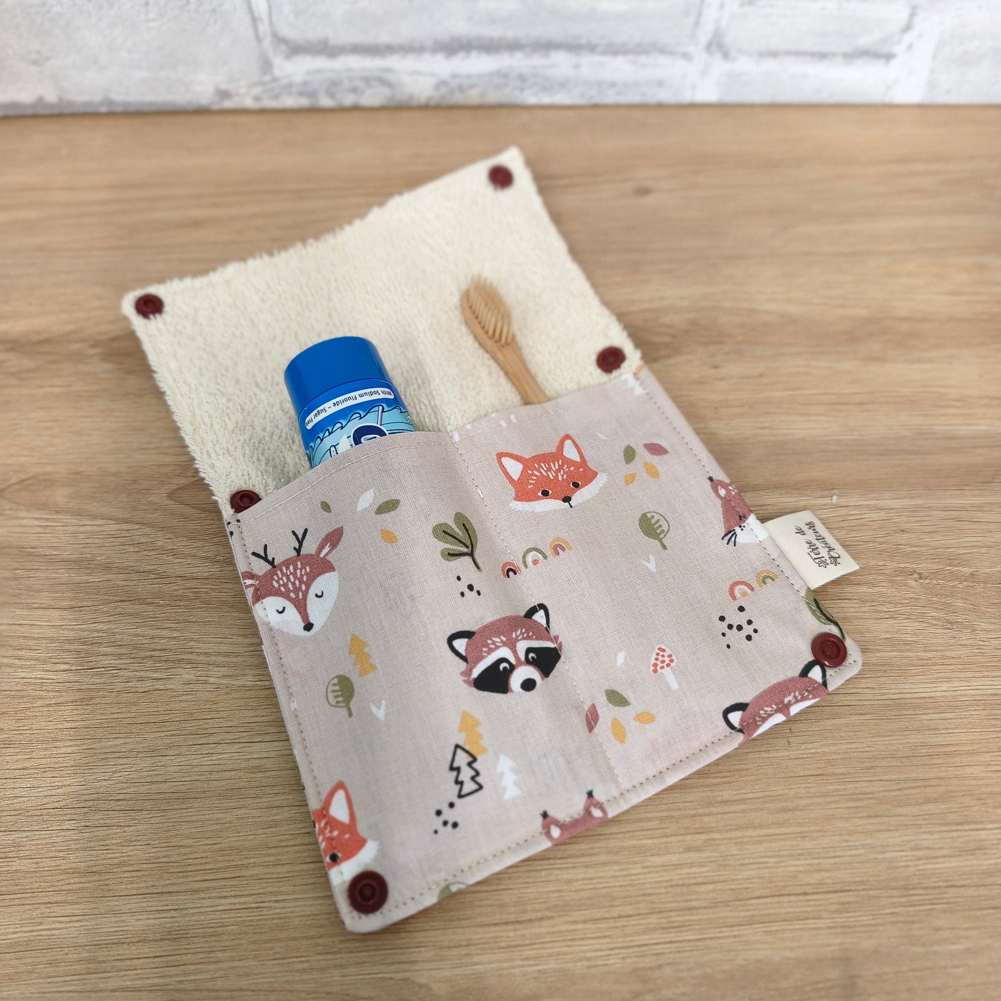 Pochette brosse à dents réutilisable