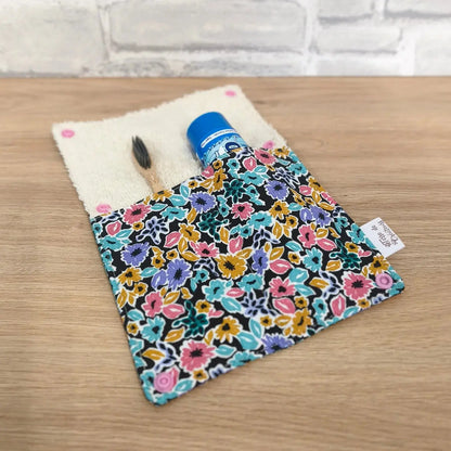 Étui à brosse à dents fleurs multicolores