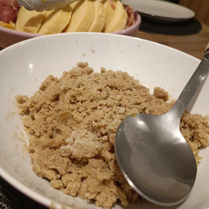 Cuisson du far noir dans le kig ha farz