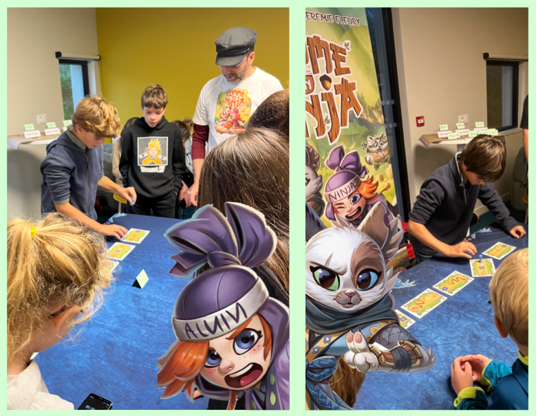 Exemple deux joueurs jeu comme un ninja