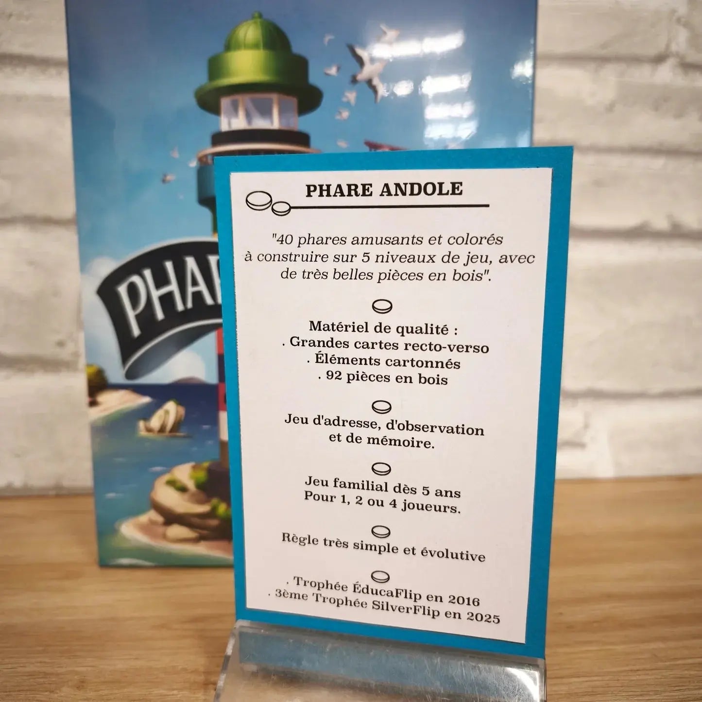 Explications du jeude société Phare Andole