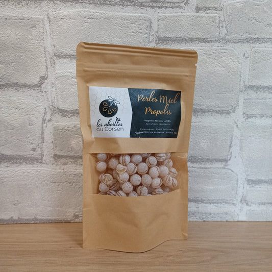 Pastilles perles miel propolis des Abeilles du Corsen