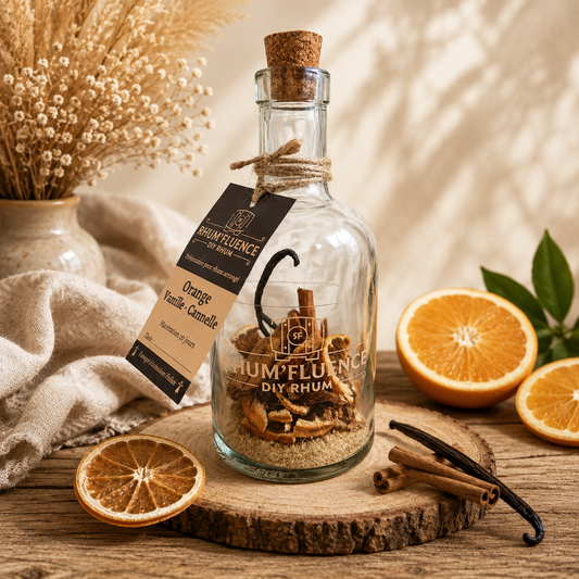 Rhum arrangé Orange Vanille Cannelle RhumFluence