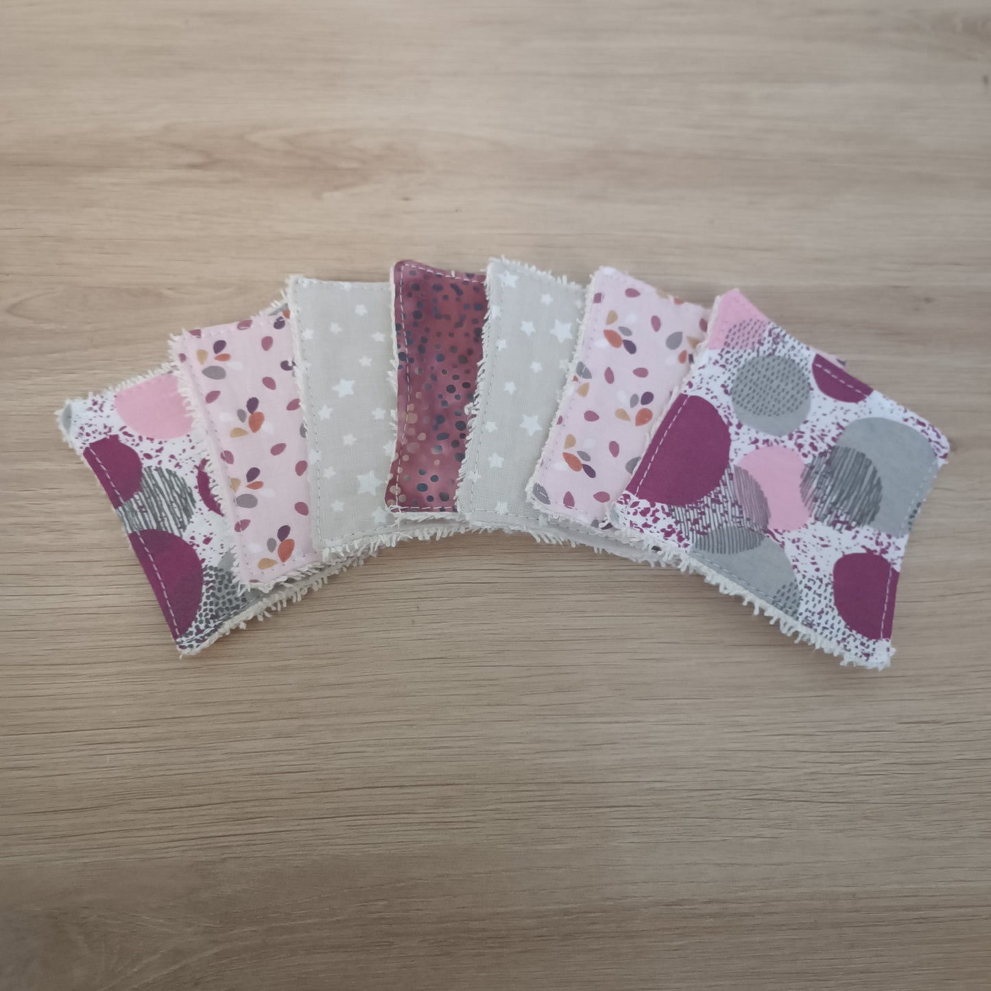 Coton démaquillant lavable x 7