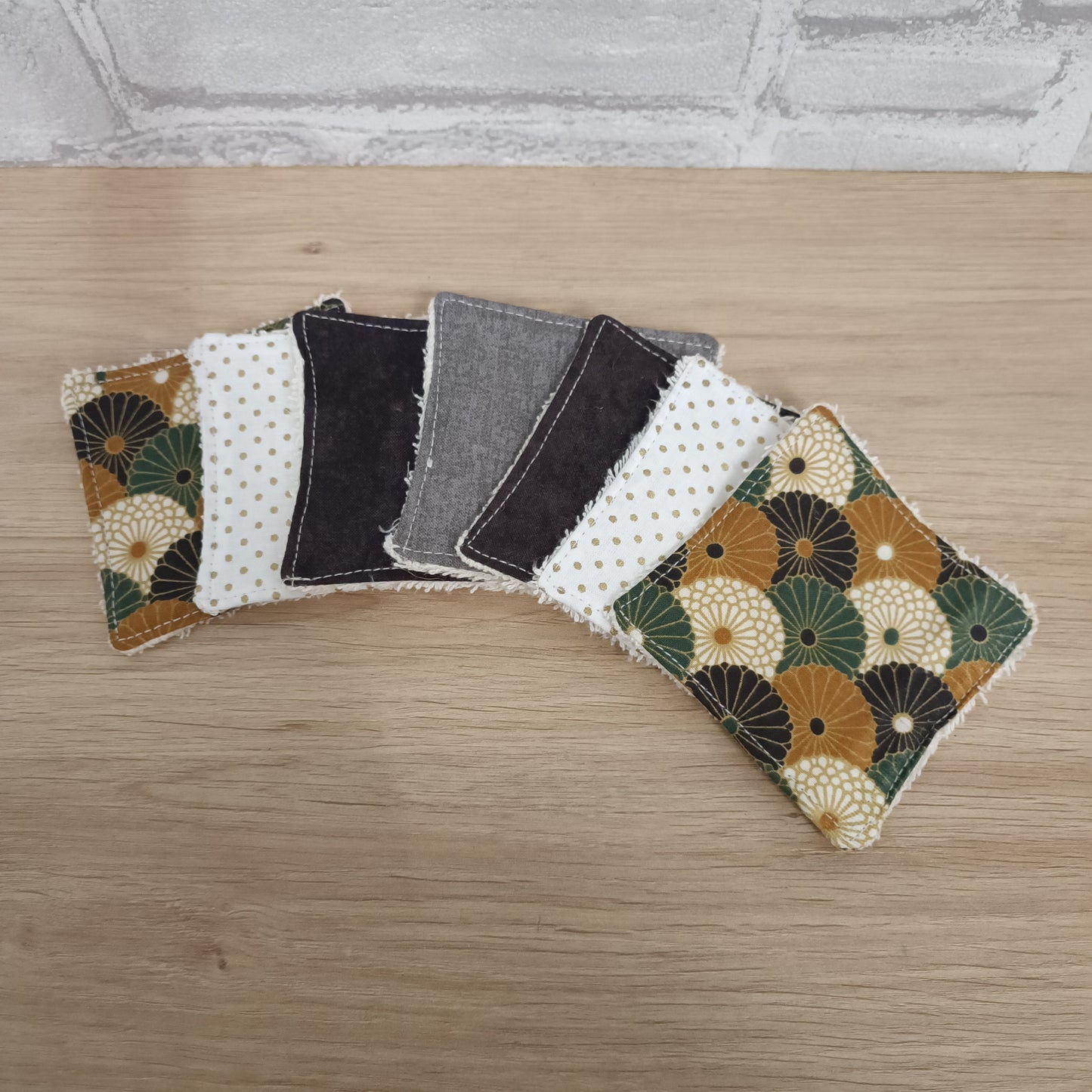 Coton démaquillant lavable x 7