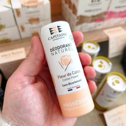 Déodorant naturel solide en stick Capitaine Cosmétiques