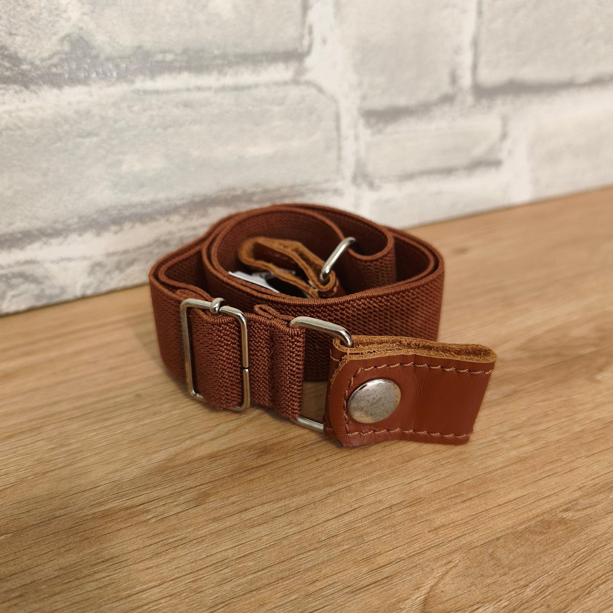 Ceinture Élastique en Cuir sans boucle – Taille Unique Au temps du Cuir