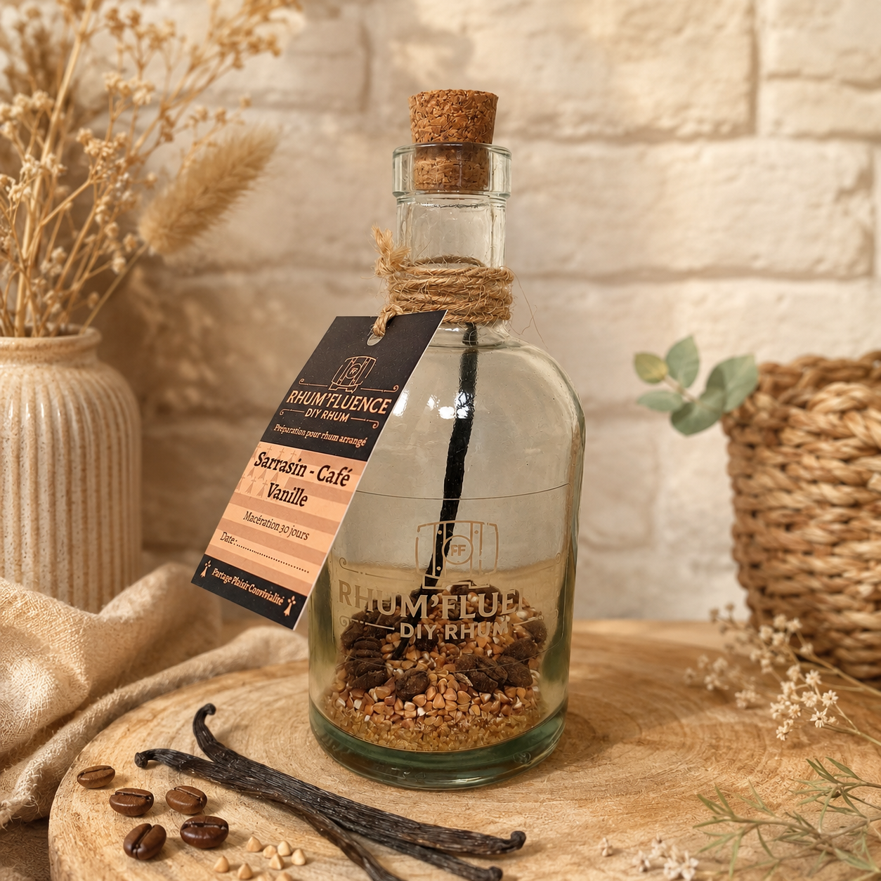 Rhum arrangé Sarrasin Vanille Café RhumFluence