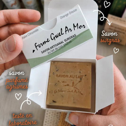 Savon au lait de vache parfumé Terre de Créateurs